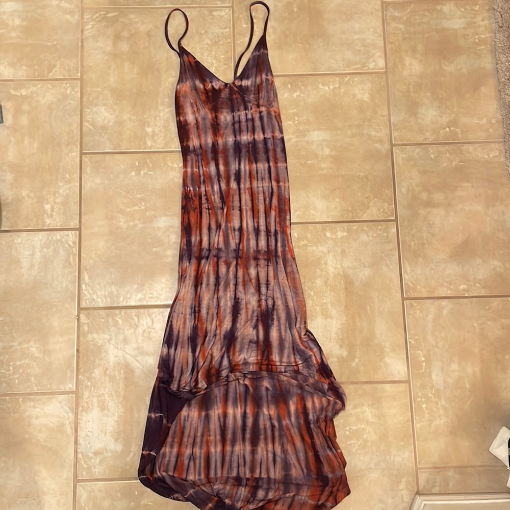 Tie dye maxi dress